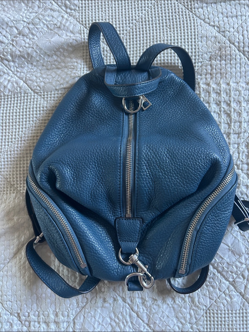 Rebecca Minkoff Blue Leather Backpack